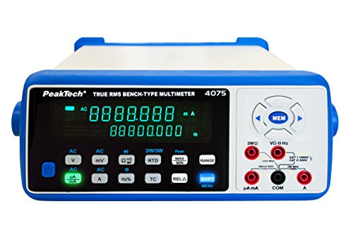 PeakTech Multimetr stołowy True RMS USB SD BT PeakTech 4075 PEAK4075