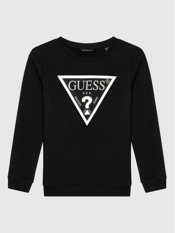 Guess Bluza J74Q10 KAUG0 Czarny Regular Fit