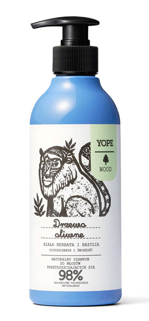 Yope Yope szampon do włosów przetłuszczających się Drzewo Oliwne 300ml