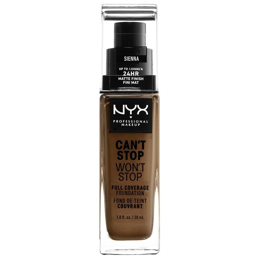 NYX Professional Makeup Professional Makeup - CAN'T STOP WON'T STOP - FULL COVERAGE FOUNDATION - Podkład do twarzy - SIENNA NYXTHMSI