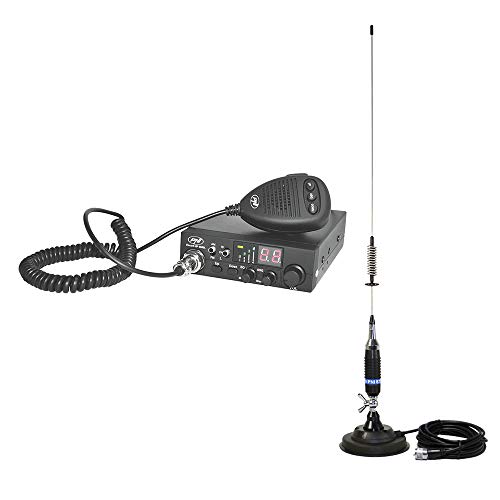 PNI Pakiet CB Escort radiotelefon HP 8000L ASQ + CB S75 antena z magnesem