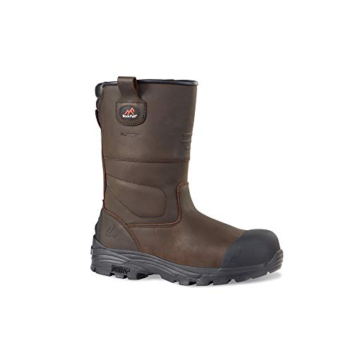 Rock Fall Premium Rigger niemetaliczne kozaki, UK 8/EU 42, brązowe 2795
