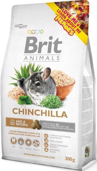 Animals Brit BRIT Chinchilla Complete karma dla szynszyli 300g 100013