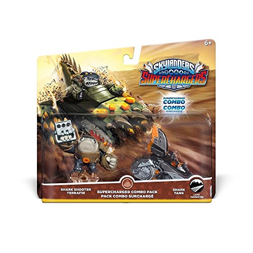 Activision X-MINI SuperChargers Supercharged Combo Pack Shark Shooter Terrafin Shark Tank)