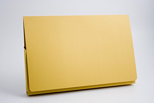 Exacompta Guildhall portfel kieszonkowy 315 x 25 cm, 315 g/m², Foolscap - żółty, opakowanie 50 szt.