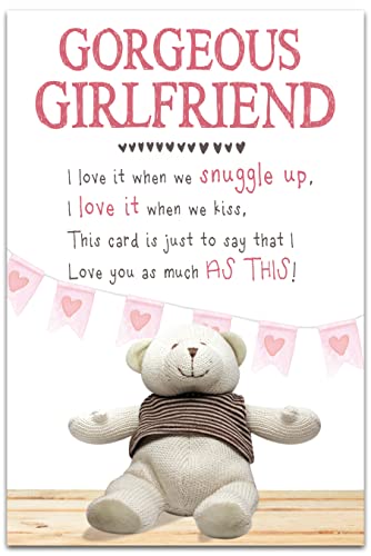Przytulne bumkins, 'Love It When We Snuggle Up, GirlFRIEND', kartka na walentynki