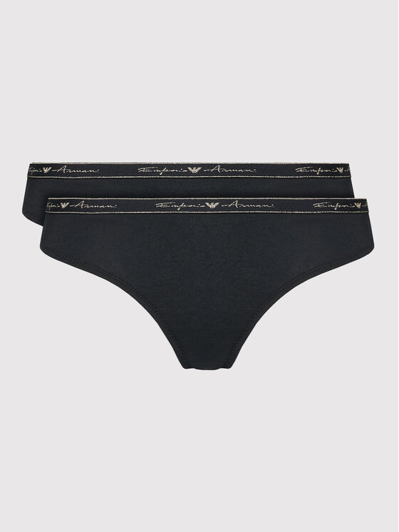 Emporio Armani Underwear Komplet 2 par fig klasycznych 163334 1A223 00020 Czarny