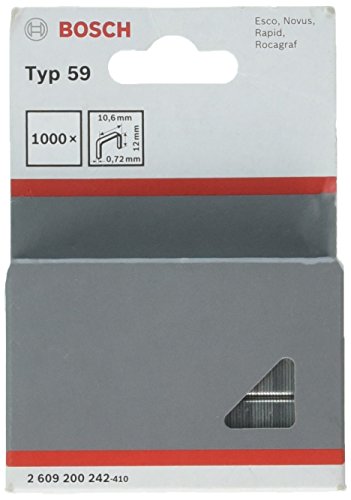 Bosch Zszywka z cienkiego drutu, typ 59 10,6 x 0,72 x 12 mm 2609200242