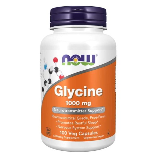 Glycine 1000 mg/100 kaps. (Now Foods)