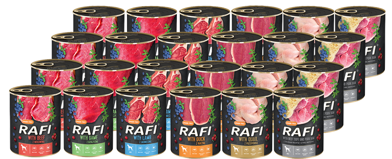 Dolina Noteci Rafi dla psa mix smaków 30x800g 50906-uniw