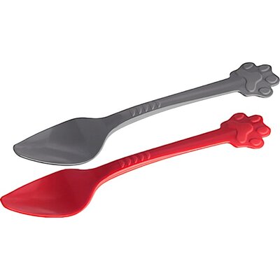 Fackelmann 59906 łyżka do jedzenia dla zwierząt, plastik, wielokolorowa, 55 x 55 x 25 cm 59906