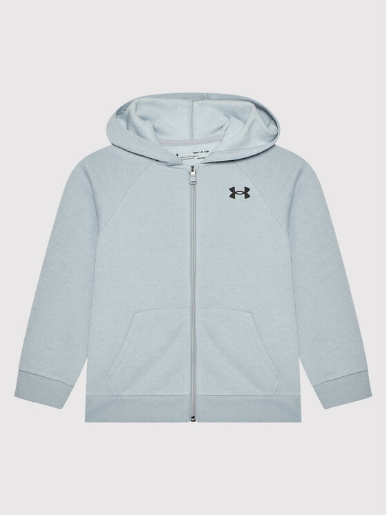 Under Armour Bluza Ua Rival Cotton Full Zip 1357613 Szary Loose Fit