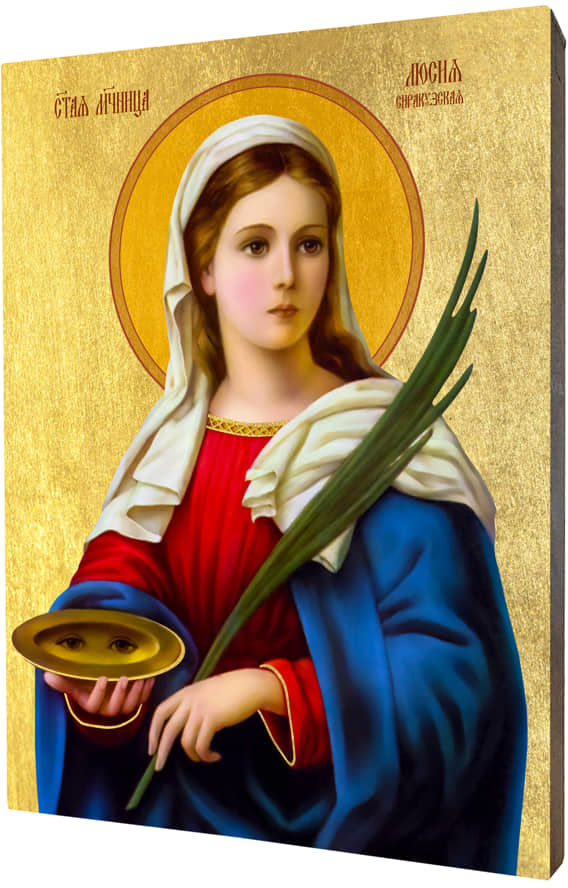 Art christiana Ikona św. Łucja ACHI057