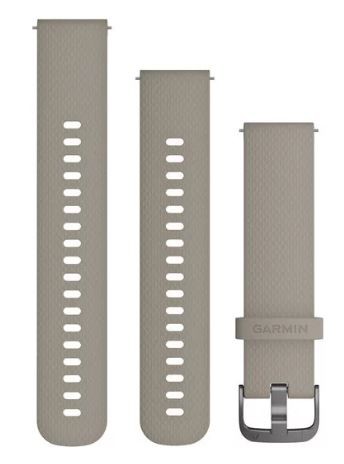 Garmin Pasek silikonowy na nadgarstek Quick Release 20 (piaskowy / popielaty)