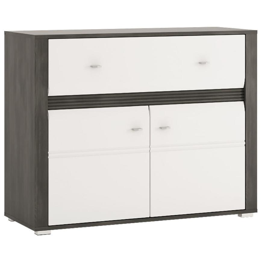 Komoda Sevilla typ 34 2D1S sosna norweska/ biały