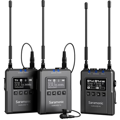 Saramonic Zestaw bezprzewodowy UwMic9S Kit 2 RX9 + TX9 + TX9)