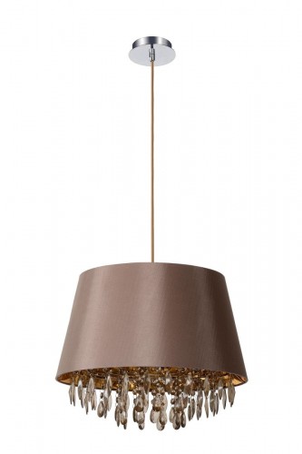 Lucide Delighting poland Sp. z o.o. DOLTI LAMPA WISZĽCA 1X60W E27 230V SZARO-BRĽZOWY 78368/45/41