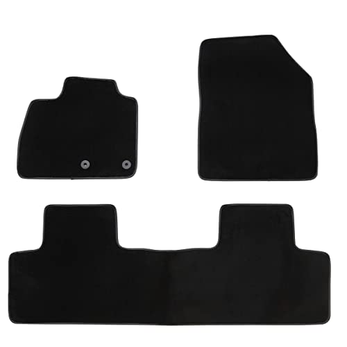 DBS Dywanik samochodowy - na wymiar - 3-częściowy - antypoślizgowy - wysokiej jakości filc igłowany 1000 g/m² - produkcja welurowa - asortyment Luxe - 1766260