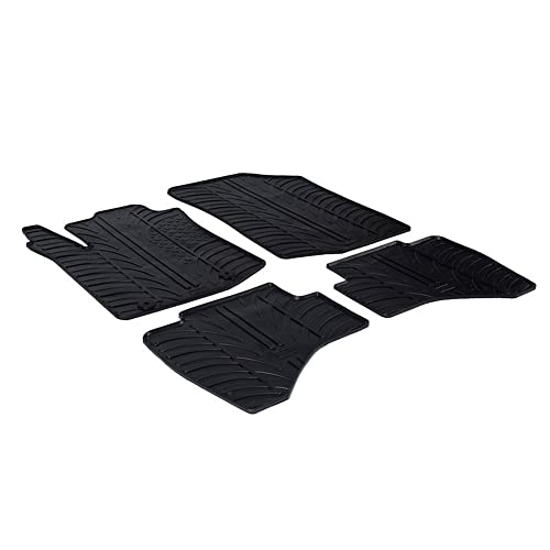 Gledring 0161 zestaw mat gumowych, czarne 0161
