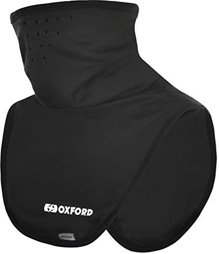 Oxford Deluxe CA135 naszyjnik motocyklowy z mikrofibry, uniseks, kolor czarny, warstwa bazowa