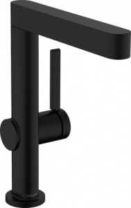 Hansgrohe 76060670 Finoris Jednouchwytowa bateria umywalkowa 230 z obrotow$68 wylewk$69 i kompletem odp$70ywowym Push-Open czarny matowy