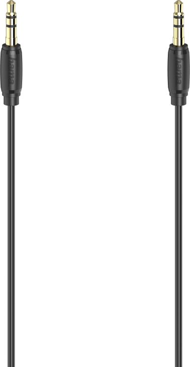 Kabel Hama Jack 3.5mm - Jack 3.5mm 0.5m czarny 002051170000