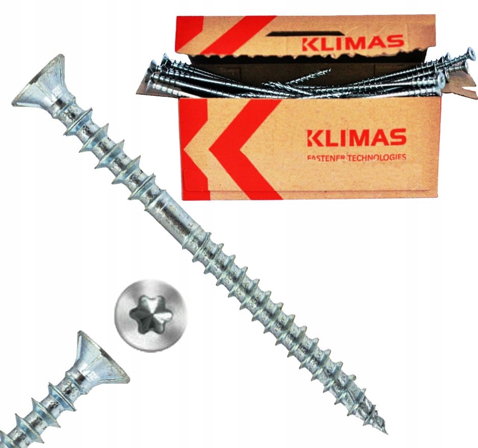 Wkręt dystansowy z łbem stożkowym 6x160 mm (100 szt.)