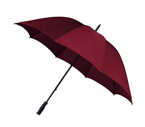 Impliva Parasol z falconym, 130 cm, czerwony (Burgunderrot)