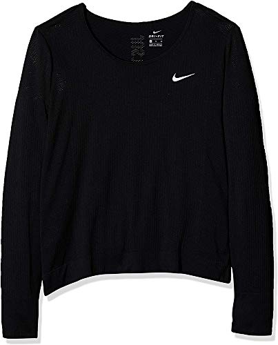 Nike koszulka damska W Nk Infinite Top Ls z długim rękawem Black/(Reflective Silv) L
