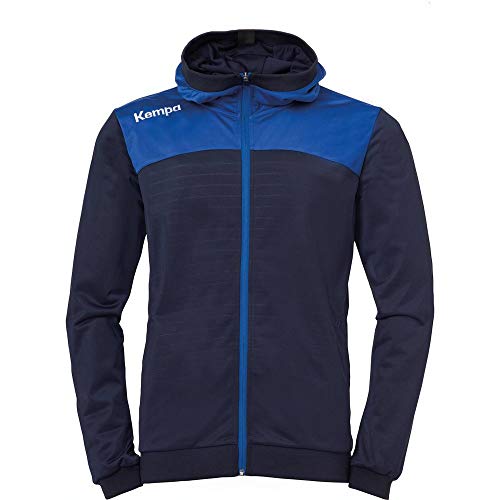Kempa Emotion 2.0 męska kurtka z kapturem, granatowa/Royal, XL