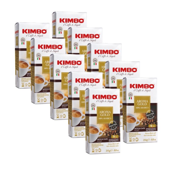 Kimbo ZESTAW Kawa mielona Aroma Gold 10x250g 9153-uniw