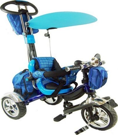 Super Toys Rowerek Trójkołowy Wersja DE Luxe Pomp Koła/03b