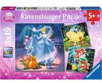 Ravensburger Puzzle 3x49 - Księżniczki Disneya 093397