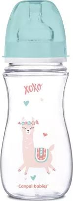 Canpol Butelka 300 ml EasyStart Exotic Animals zielony 35/222