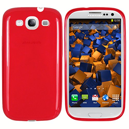 mumbi etui kompatybilne z Samsung Galaxy S3 / S3 Neo etui na telefon komórkowy, czerwone