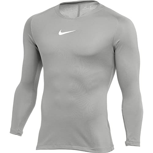 NIKE Nike męska koszulka z długim rękawem M Nk Dry Park 1stlyr Jsy Ls szary Pewter Grey/(White) X-L AV2609
