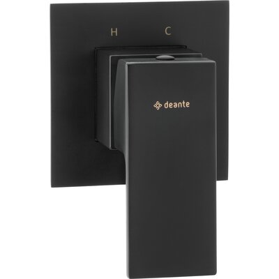 Deante ANEMON bateria prysznicowa podtynkowa bez przełącznika czarna BBZ N44L BBZ N44L