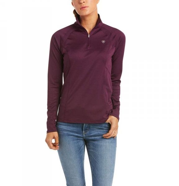 Ariat Bluzka damska SUNSTOPPER 2.0 SS21 - italian plum