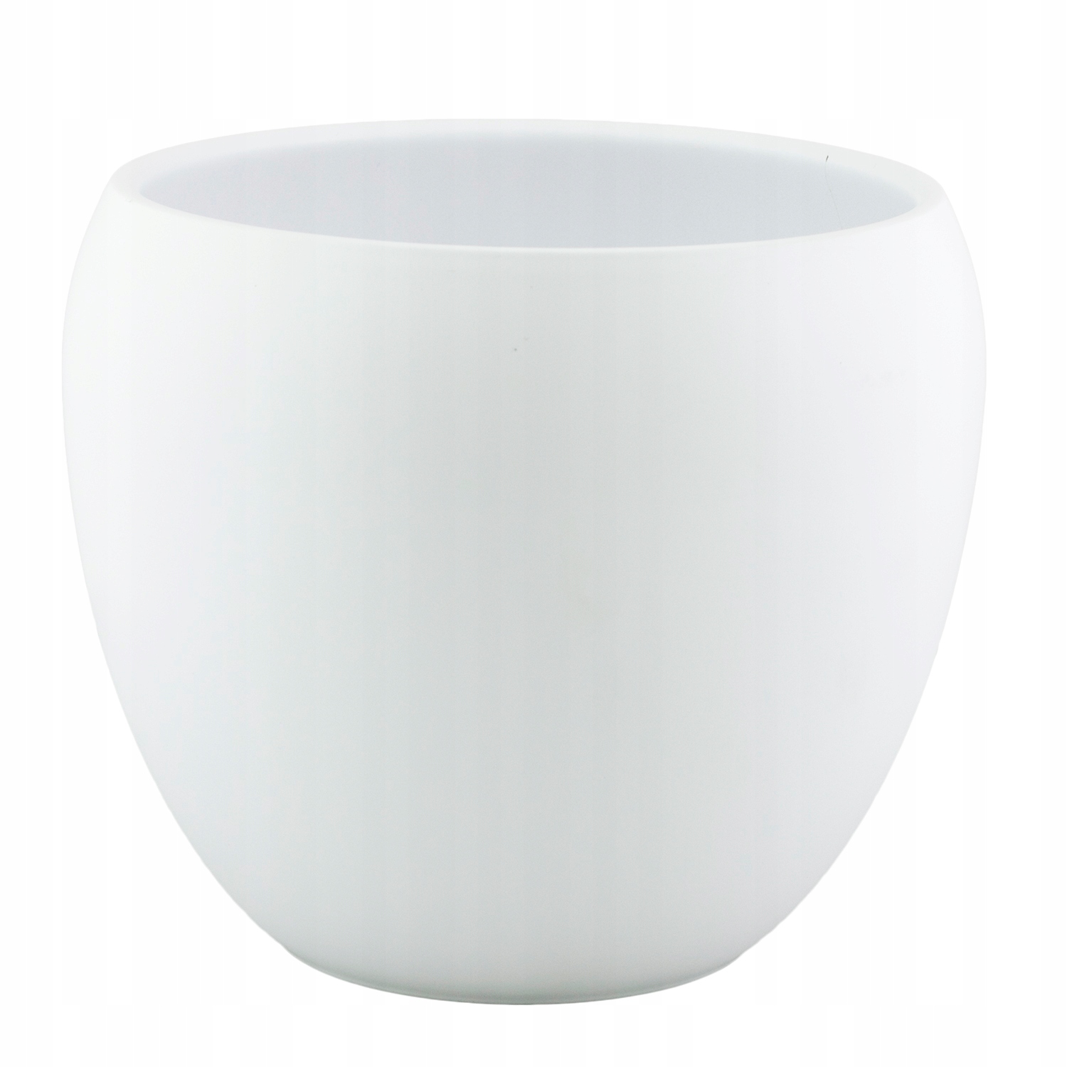 Donica Leon ceramiczna biała śr. 21cm