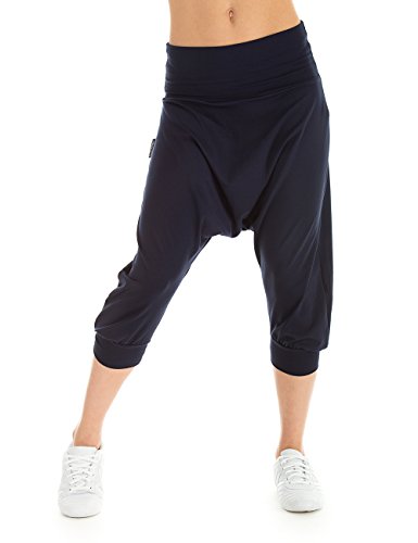 WINSHAPE damskie spodnie treningowe Dance Fitness czas wolny Sport haremki Night Blue, XL