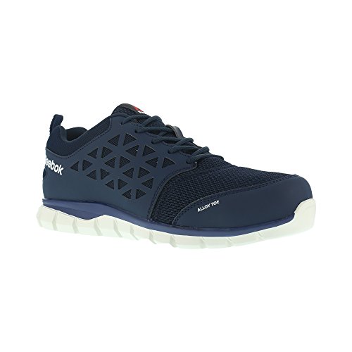 REEBOK WORK IB1030 S1P Excel lekkie aluminiowe palce sportowe PR buty robocze, 40, granatowy/biały