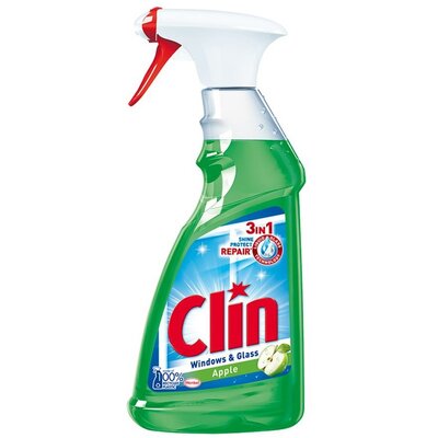 Clin Płyn do szyb Apple z pompką 500ml