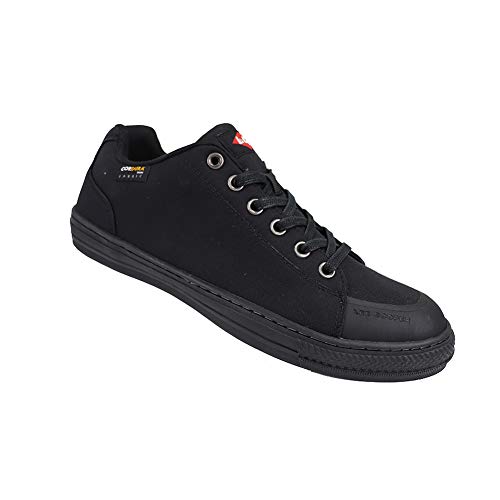 Lee Cooper Odzież robocza SB/Retro Baseball Boot, Unisex Nowoczesna Stylizacja Buty ochronne, Cordura Shoe Black, 9 UK (43 EU)