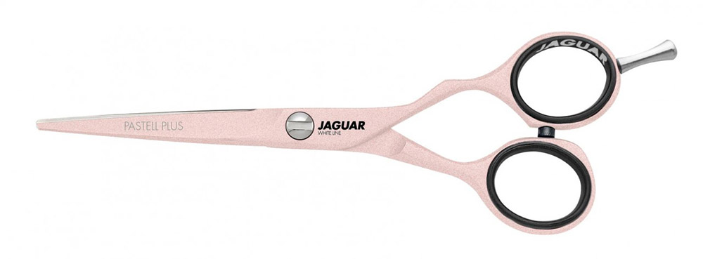 Jaguar Pastell Plus Offset, White Line, nożyczki Rose 5.5
