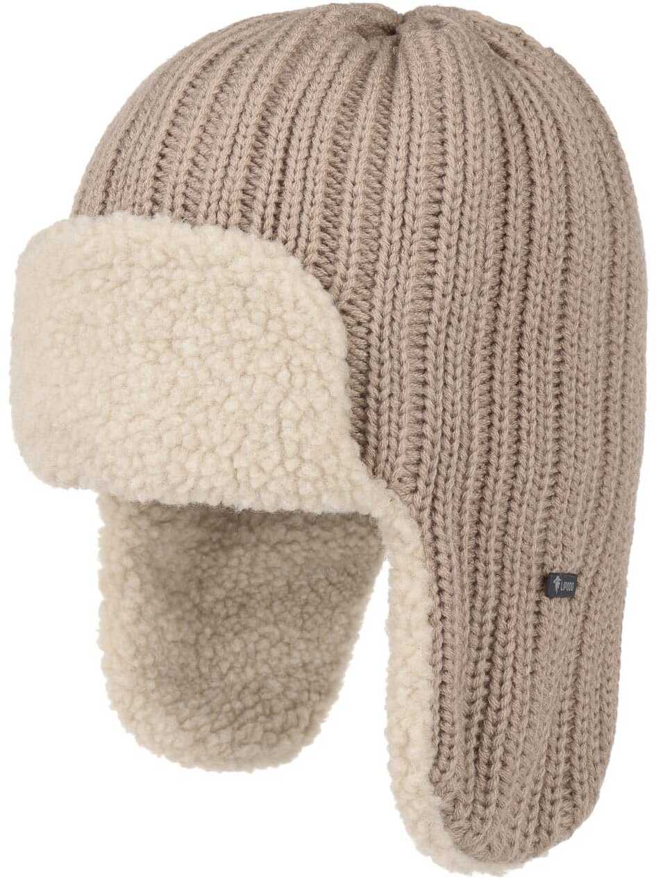 Czapka Aviatorka by Lipodo, beżowy, One Size