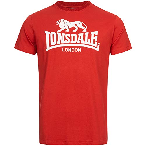 Lonsdale Męski T-shirt St. Erney czerwony czerwony S