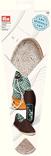 Prym Prym 975204 espadryle rozmiar 40 podeszwa z juty/gumy, naturalna, 26 x 10 x 2 cm PRYM_975204