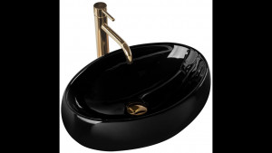 Rea Umywalka nablatowa Linda Black U8523