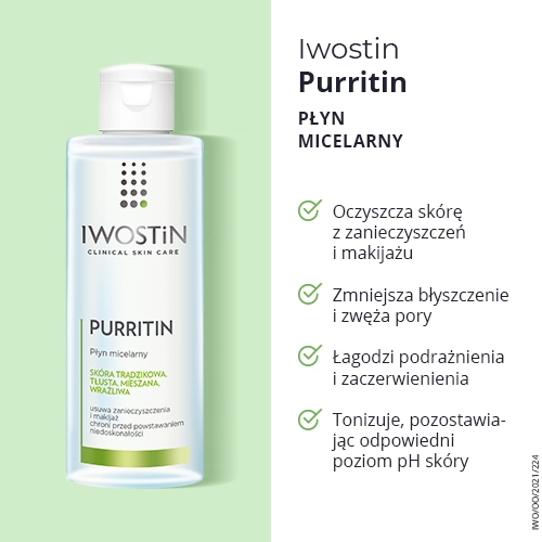 Iwostin NEPENTES purritin płyn micelarny 215 ml