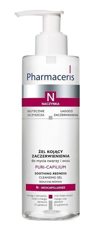 Zdjęcia - Produkt do mycia twarzy i ciała Pharmaceris N PURI-CAPILIUM żel kojący zaczerwienienia do mycia twarzy i o 